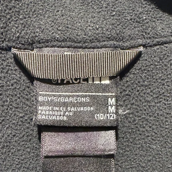 The North Face Charcoal and Black Fleece Jacket
